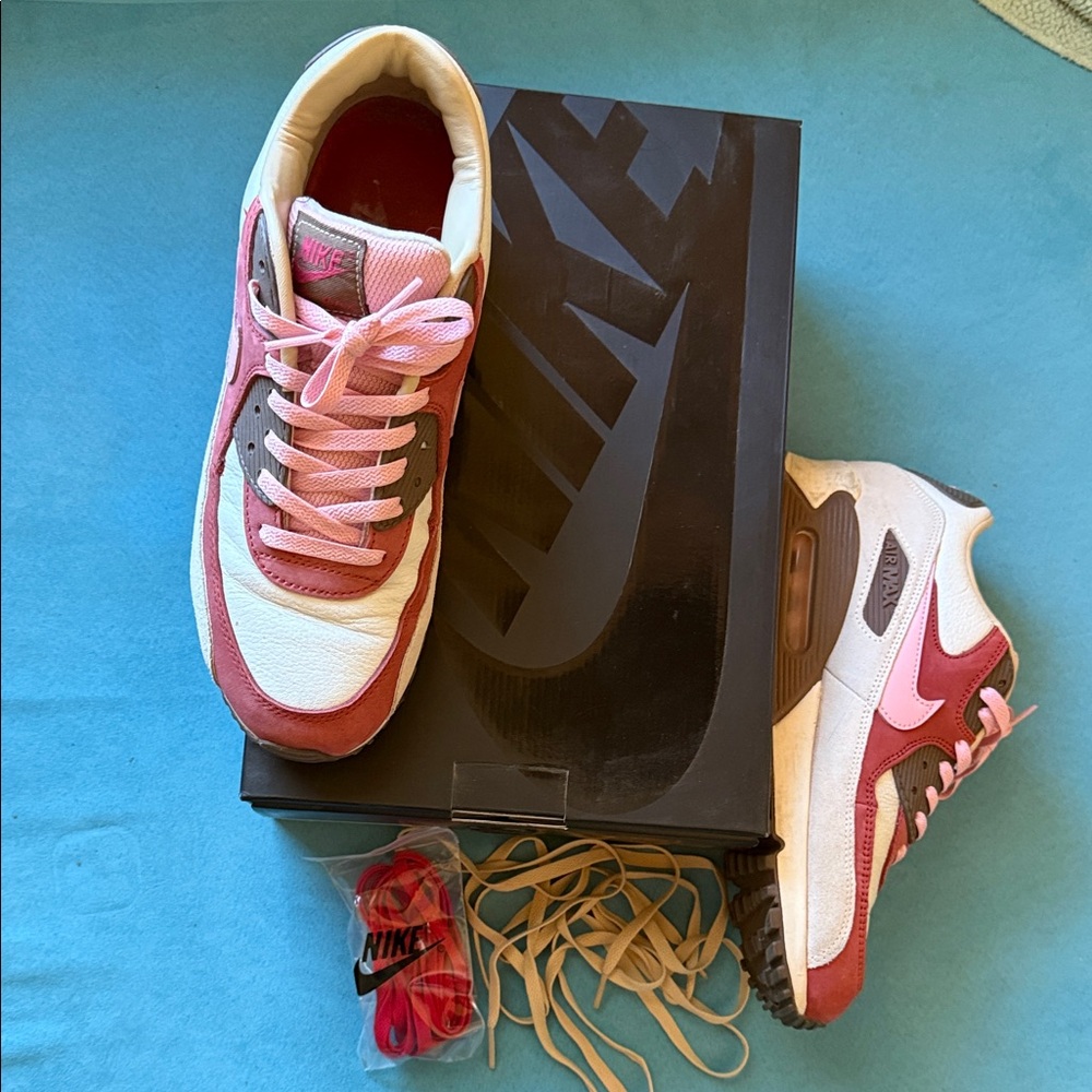 Nike Air Max Bacon 90 NRG size 10 mens shoes laces and box included